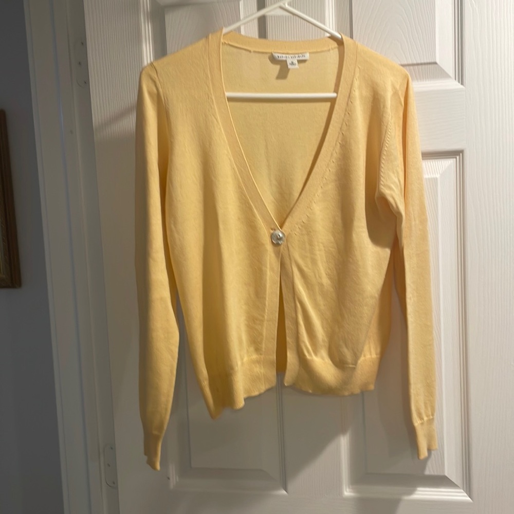 Banana Republic yellow cardigan